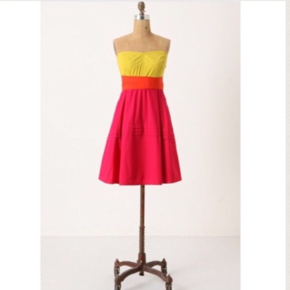 Anthropologie Parading Hues Dress by Maeve